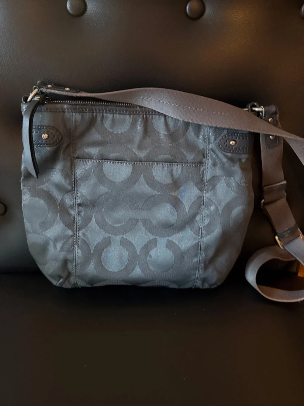 Coach Black Signature Crossbody Bag